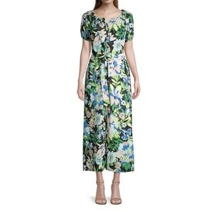 Kate Spade - Vibrant Blue and Green Maxi Dress - size M